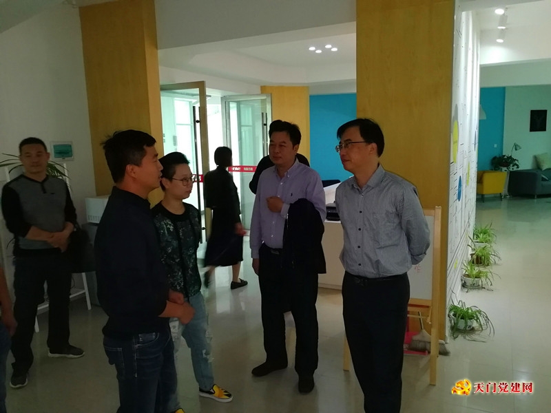 市委组织部调研督导人才重点项目建设进展