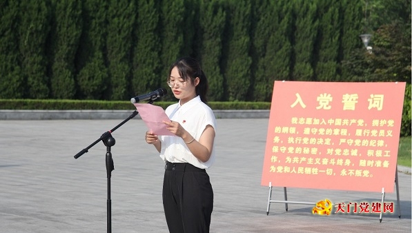 我市举行新发展党员集中宣誓活动