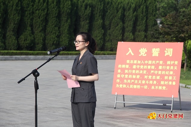 我市举行新发展党员集中宣誓活动