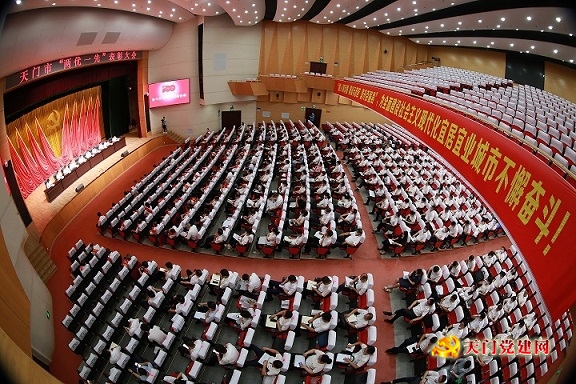 我市召开“两优一先”表彰大会