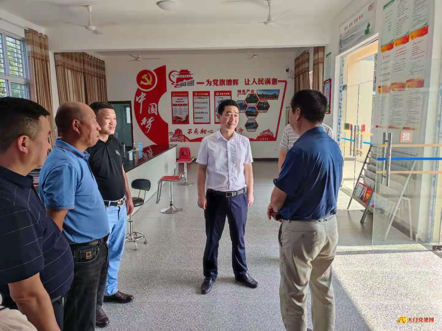 王桂峰到皂市镇、岳口镇调研督导换届准备工作